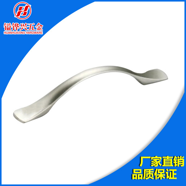 镍刷线弧形拉手